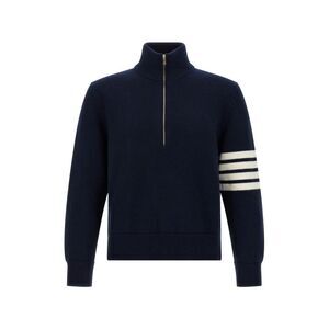 Thom Browne Men 4Bar Half Zip Sweater